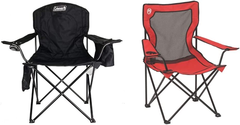 Camping Chair with Built-in 4 Can Cooler