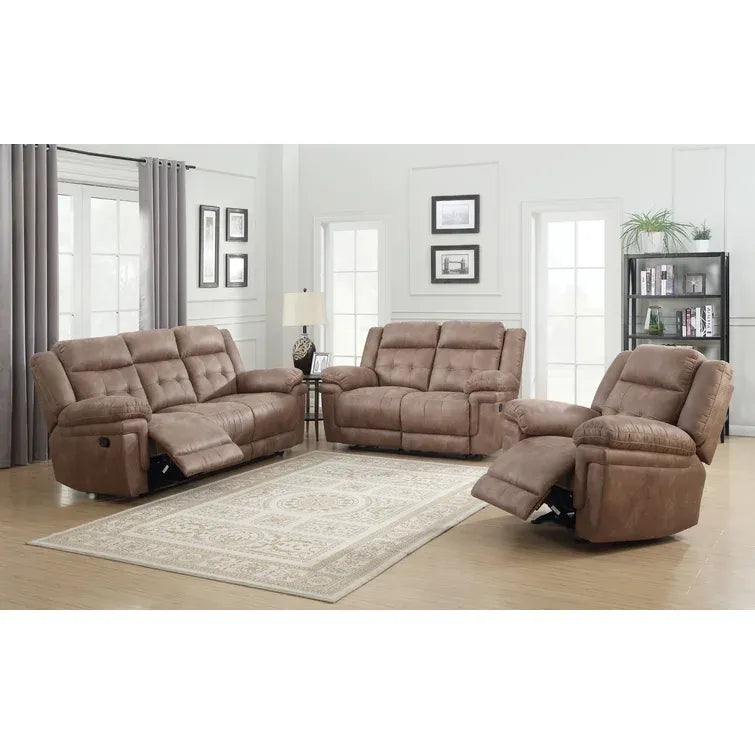 Elida 88'' Pillow Top Arm Reclining Loveseat