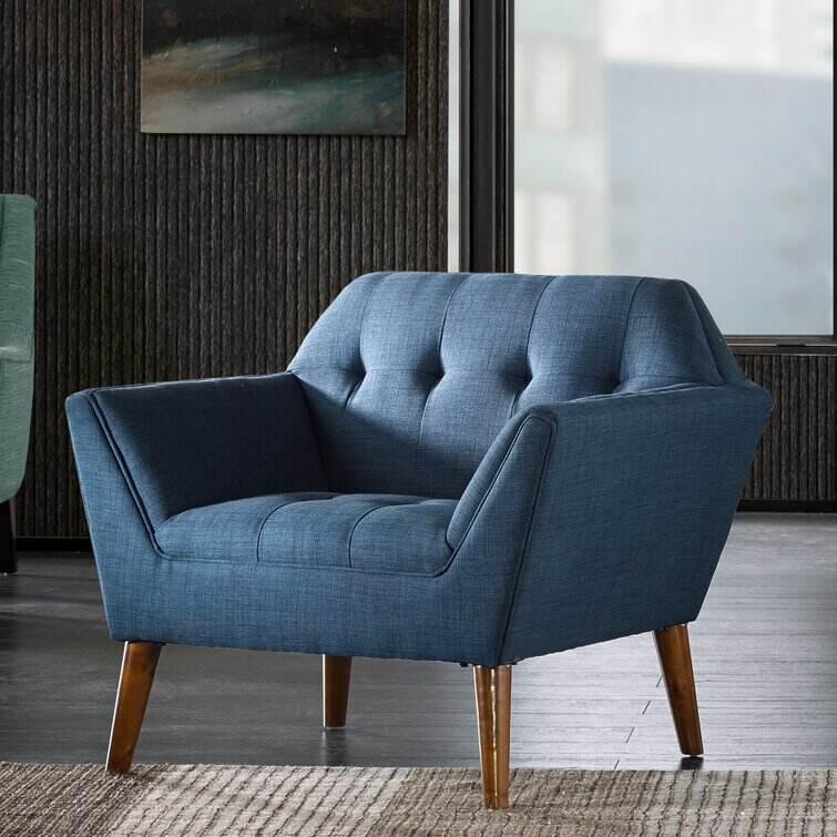 Alice Modern Button Tufted Armchair