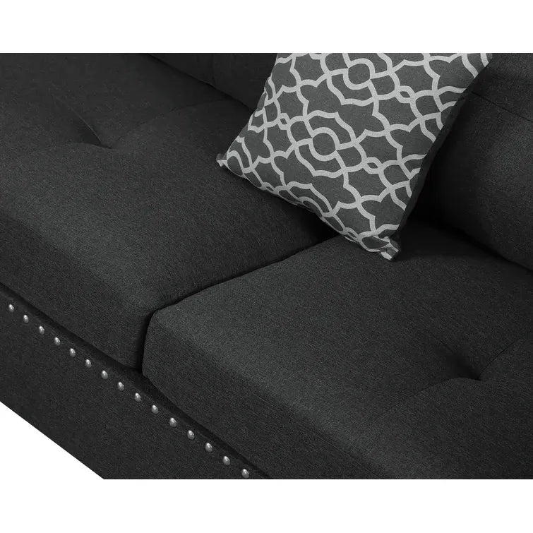 Sunnydale Left Hand Facing Sofa and Chaise with Ottoman