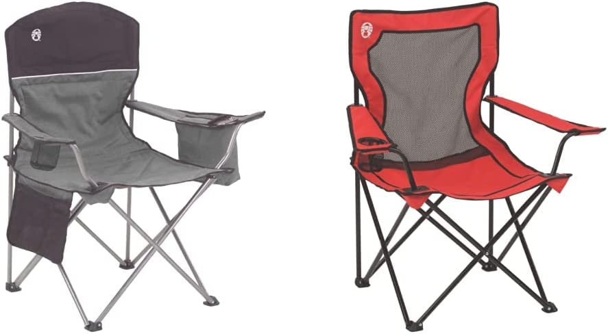 Camping Chair with Built-in 4 Can Cooler