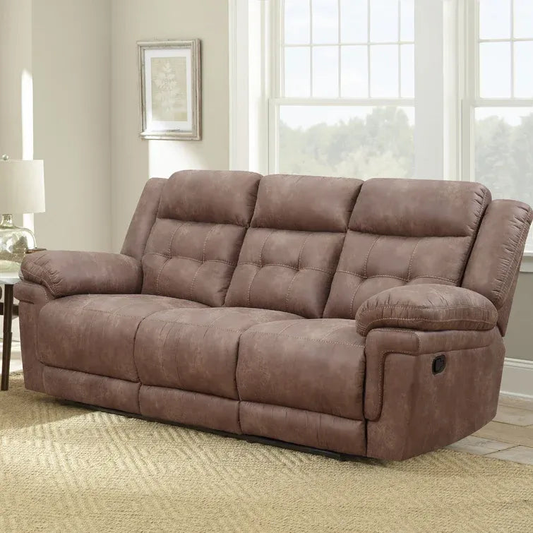 Elida 88'' Pillow Top Arm Reclining Loveseat