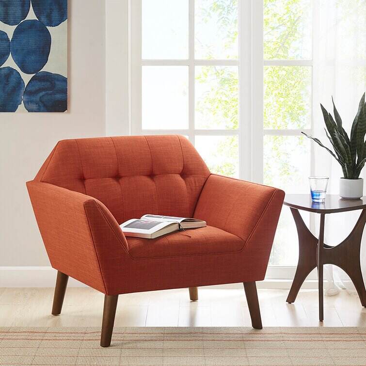 Alice Modern Button Tufted Armchair