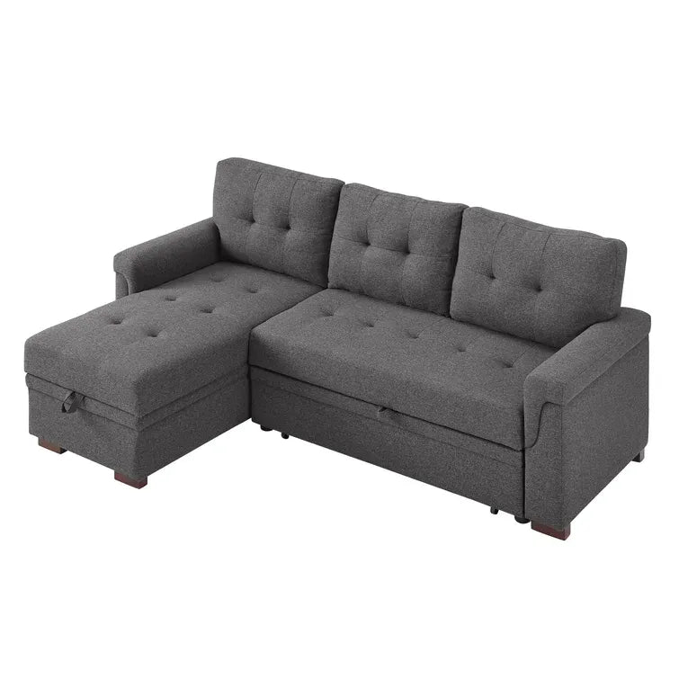 Gunnar 85" Wide Reversible Sleeper Sofa & Chaise