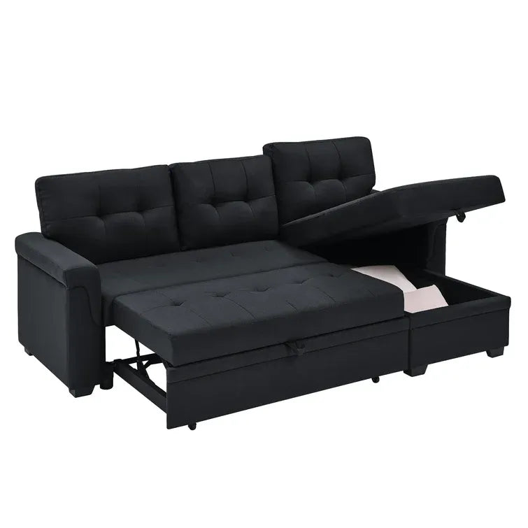 Gunnar 85" Wide Reversible Sleeper Sofa & Chaise