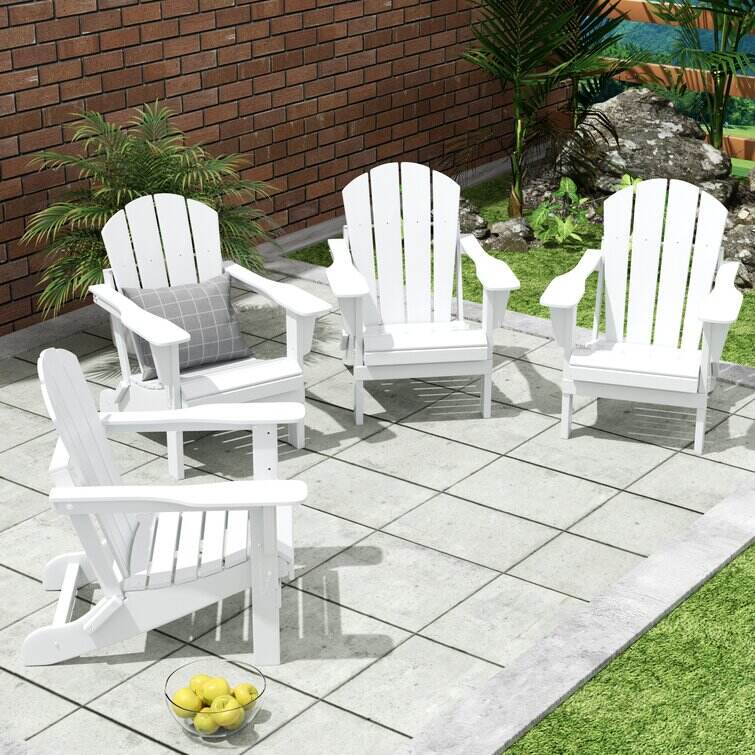 Elland HDPE Folding Adirondack Chair