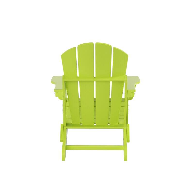 Elland HDPE Folding Adirondack Chair