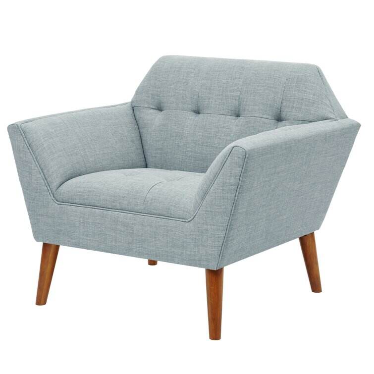 Alice Modern Button Tufted Armchair