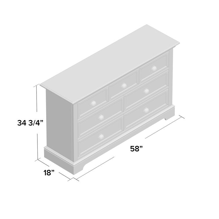 Alicea 7 - Drawer Dresser