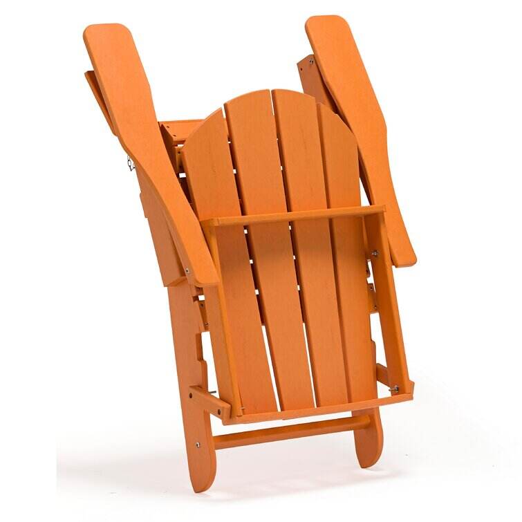 Elland HDPE Folding Adirondack Chair