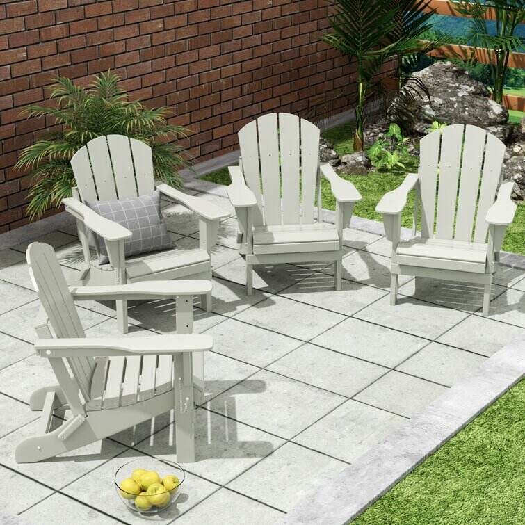 Elland HDPE Folding Adirondack Chair