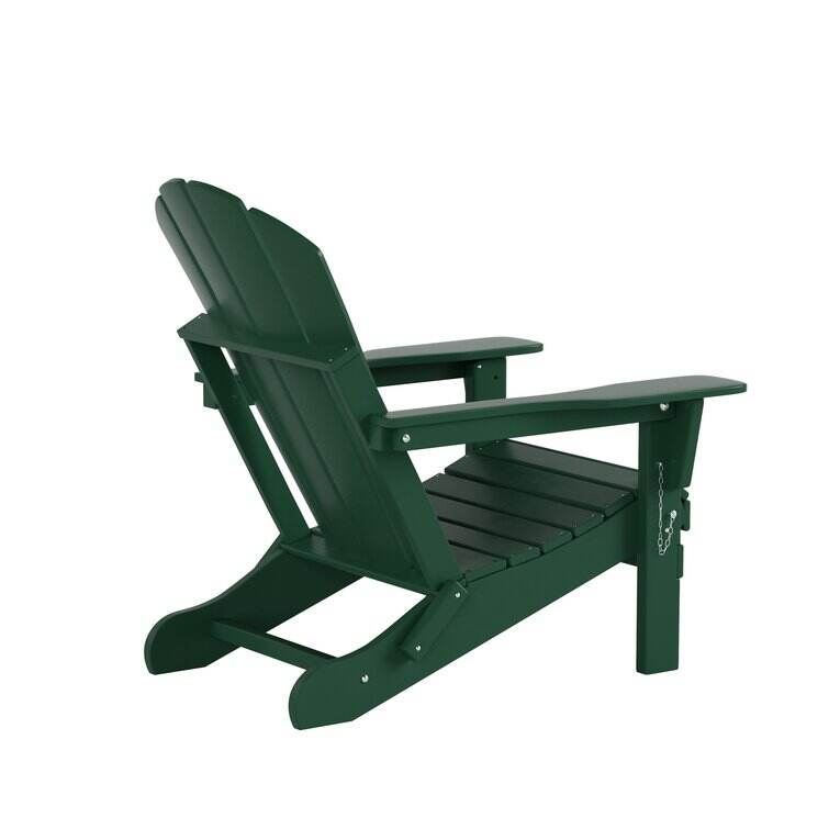 Elland HDPE Folding Adirondack Chair