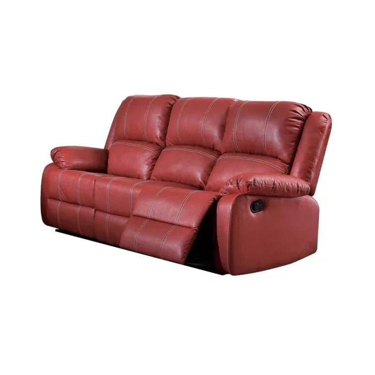 Hagar 81'' Faux Leather Pillow Top Arm Reclining Sofa