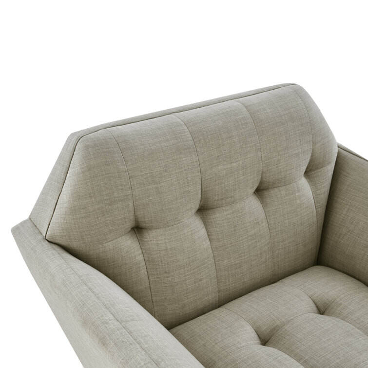 Alice Modern Button Tufted Armchair