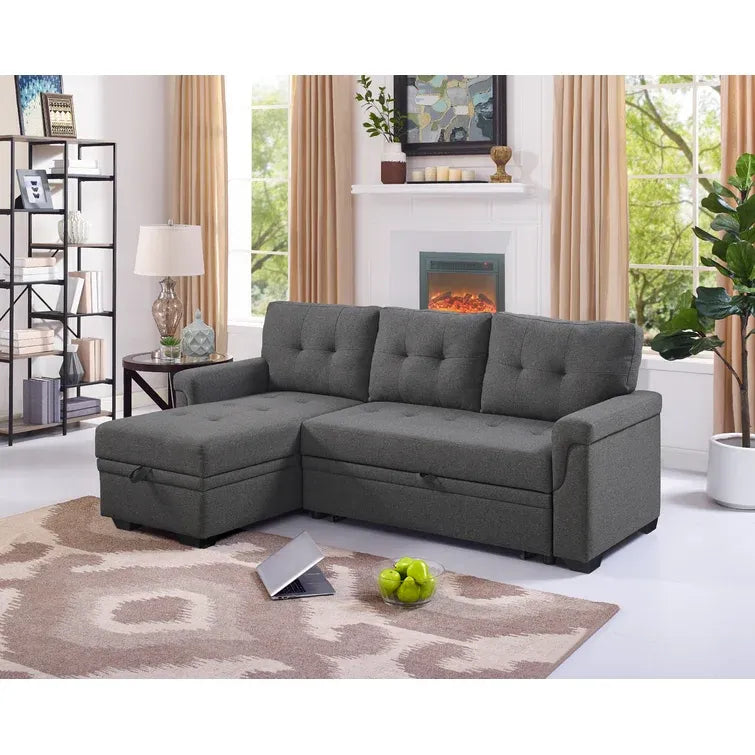 Gunnar 85" Wide Reversible Sleeper Sofa & Chaise