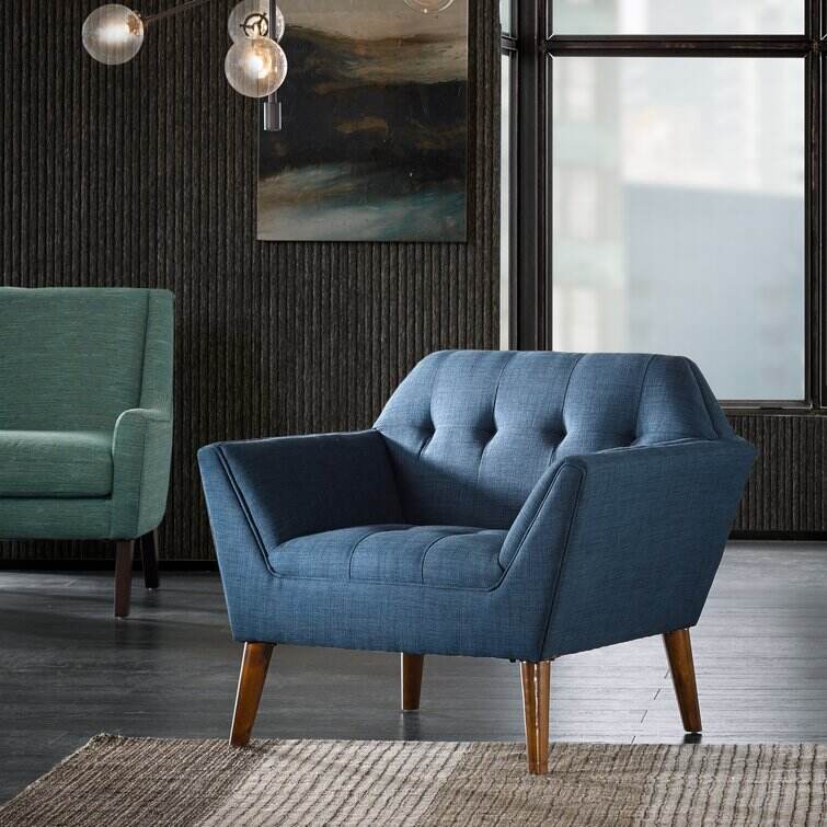 Alice Modern Button Tufted Armchair