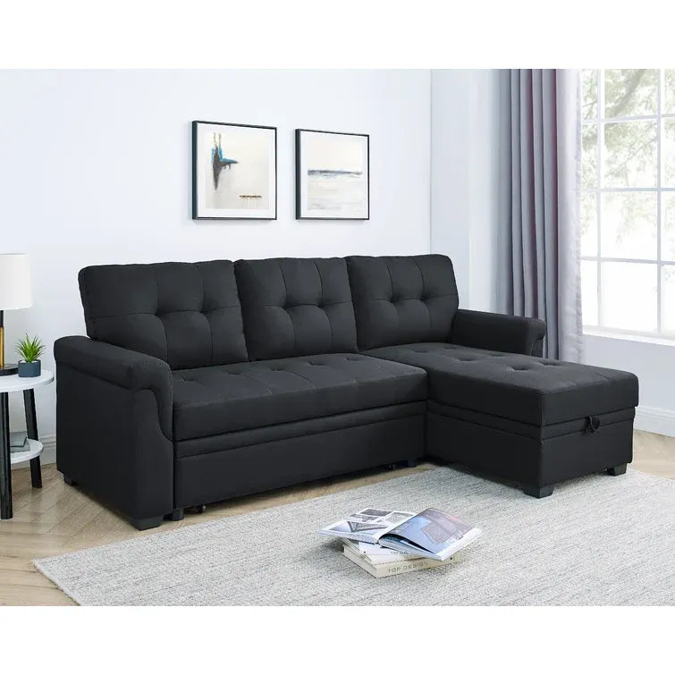 Gunnar 85" Wide Reversible Sleeper Sofa & Chaise