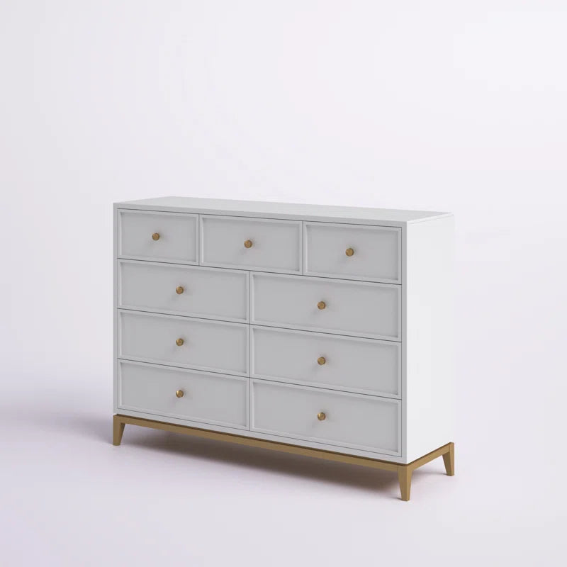 Yazmin 9 Drawer 60'' W Double Dresser