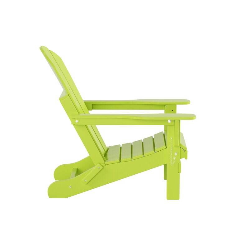 Elland HDPE Folding Adirondack Chair