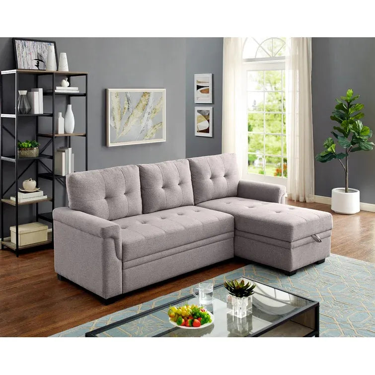 Gunnar 85" Wide Reversible Sleeper Sofa & Chaise