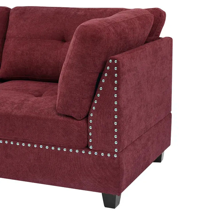 Sunnydale Left Hand Facing Sofa and Chaise with Ottoman