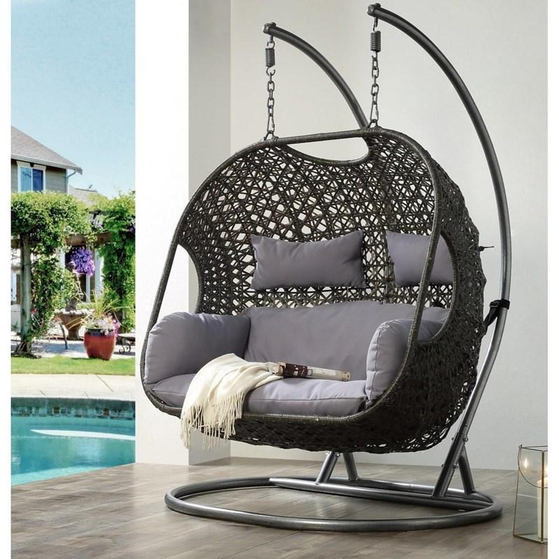 2024 Patio wicker swing chair