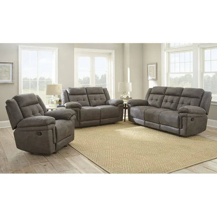 Elida 88'' Pillow Top Arm Reclining Loveseat