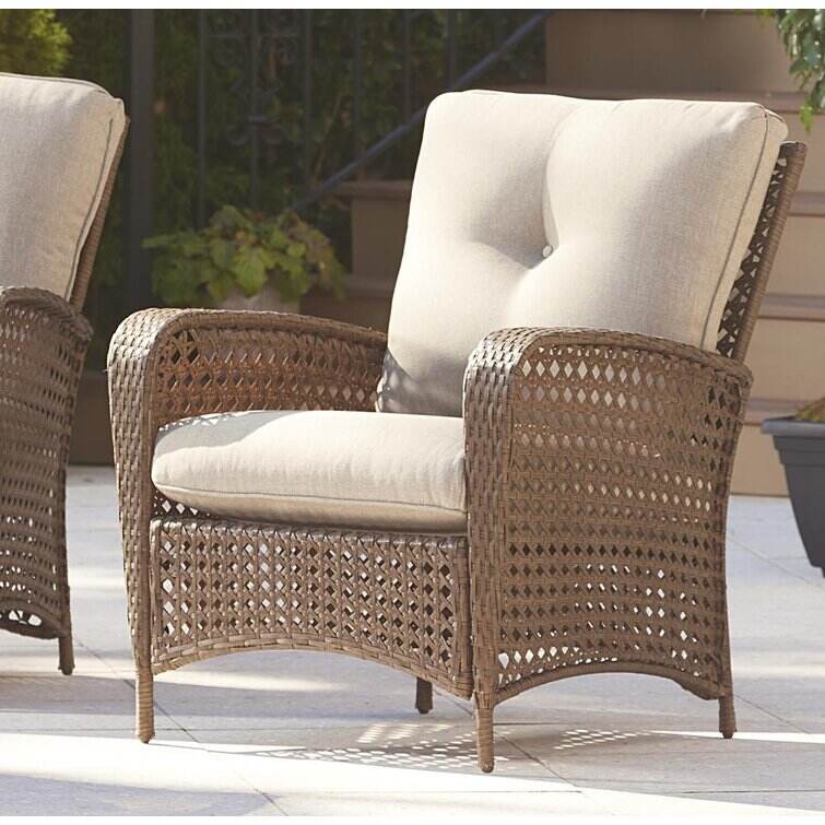 Coco Patio Chair with Cushions (Set of 2)