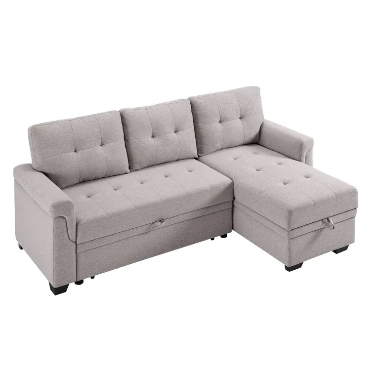 Gunnar 85" Wide Reversible Sleeper Sofa & Chaise