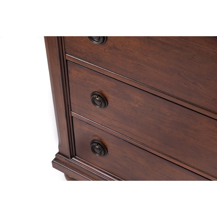 Deonte 8 Drawer 64'' W Double Dresser With Mirror