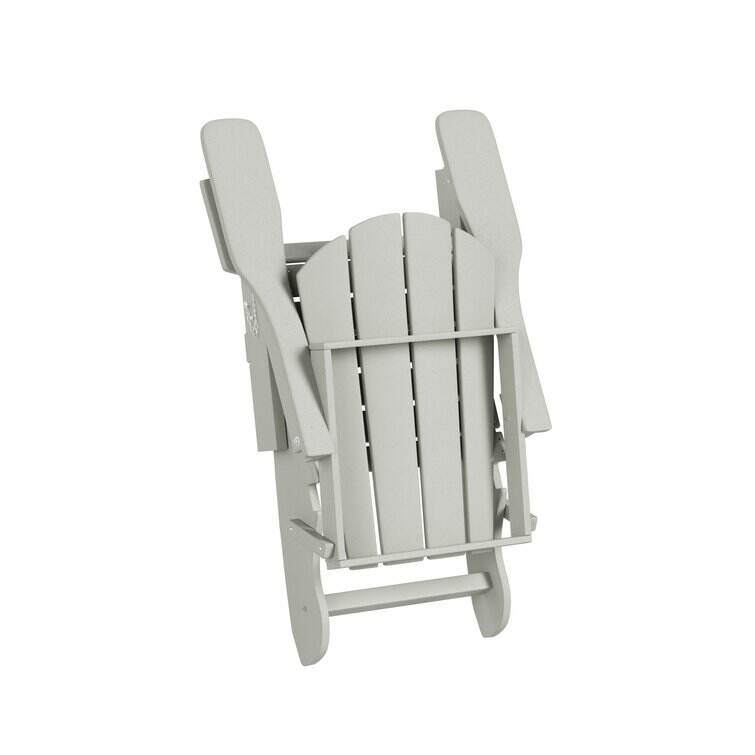 Elland HDPE Folding Adirondack Chair