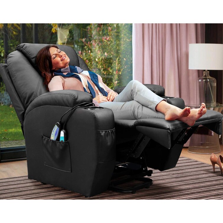 ✨Faux Leather Power Lift Recliner Chair with Massage and Heating Functions✨