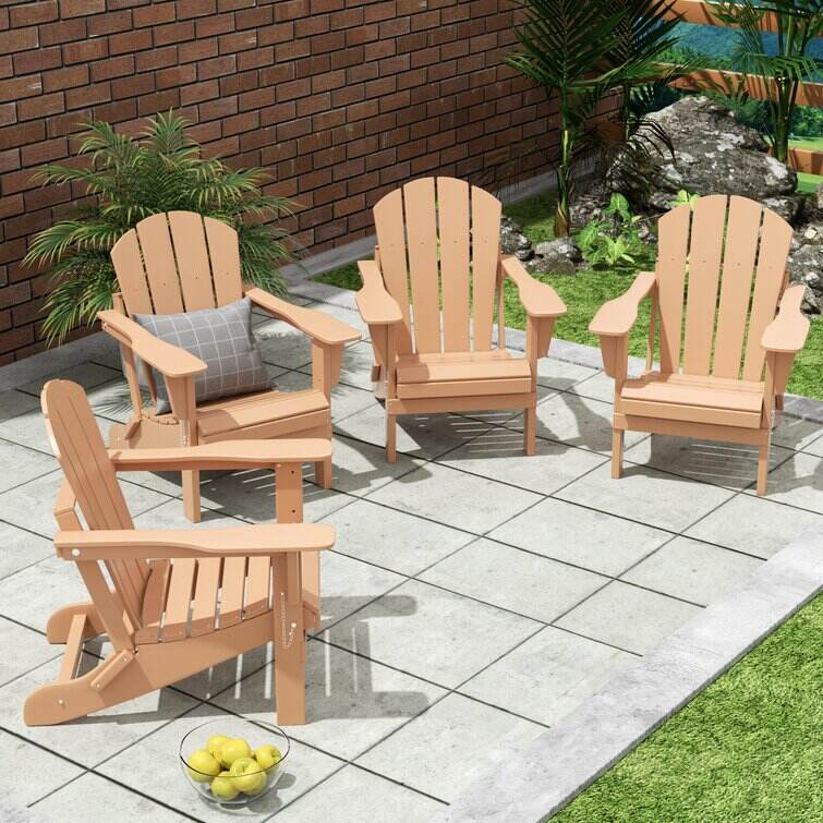 Elland HDPE Folding Adirondack Chair