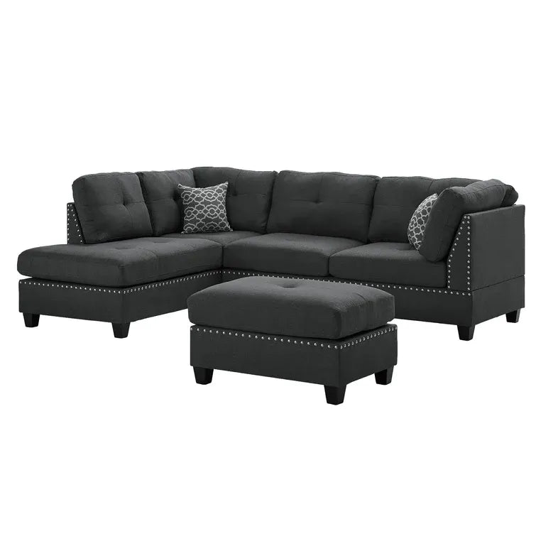 Sunnydale Left Hand Facing Sofa and Chaise with Ottoman