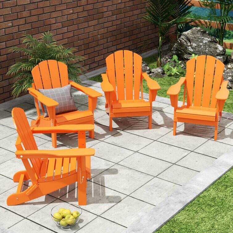 Elland HDPE Folding Adirondack Chair